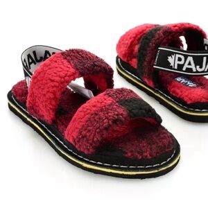 Pajar Womens Cozy Slippers Straps Size 6-6.5 New